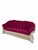 Dramatic vintage sculptural wicker sofa featuring oversized rattan frame and channel-tufted back cushions in rich...