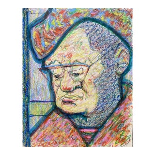 1960s Erika Romane Portrait of a Man For Sale