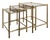 Nesting Tables in Bamboo, 1970s, Set of 3 For Sale