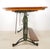 Brown Mid 20th Century Reproduction Solid Wood Cast Iron Drafting Table For Sale - Image 8 of 10