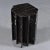 Round Glass Dining Table With Black Marble Pedestal Base For Sale - Image 10 of 12