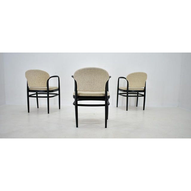 3-Dining Chairs attributed to Antonín Šuman, 1960s, Set of 3 For Sale - Image 3 of 14