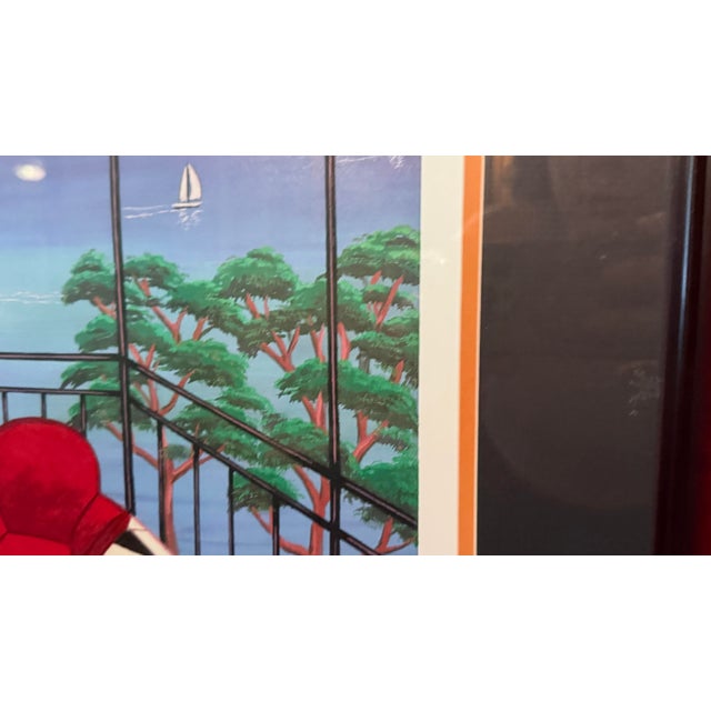 2000 - 2009 François Ledan “Riviera Vista” Seriolithograph Signed Printer’s Proof Pp For Sale - Image 5 of 10