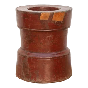Painted Antique Turned Rice Grinder