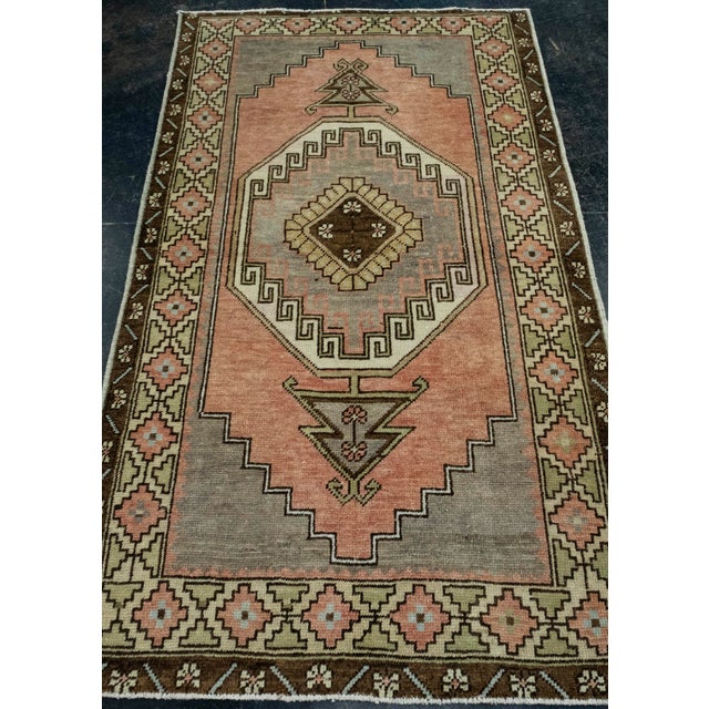 Turkish Vintage Rug 3'3" x 5'8" #16028 Explore a curated collection of hallway runners, wool rugs, and handmade...