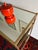 1990s 1990s Williams Sonoma Home Terrace Brass & Glass Console Table For Sale - Image 5 of 7