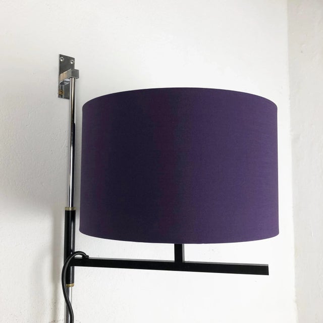 Minimalist Adjustable Metal Wall Light, 1960s For Sale - Image 14 of 18