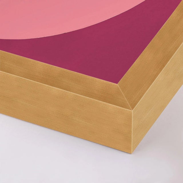 DESCRIPTION: Pink Forevers Set of 4 by Stephanie Henderson in Gold Frame, Large Art Print SPECIFICATIONS: Type: Framed...