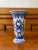 Ceramic Vintage Tall Blue & White Vase For Sale - Image 7 of 7