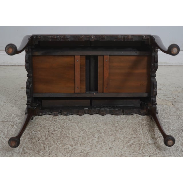 Kittinger Colonial Williamsburg Cw-8 Mahogany Tea Table For Sale - Image 16 of 18