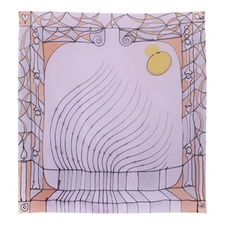 "Suicide by Fire" Original by Benedict Scheuer, Textile the Frankenstein Collection For Sale