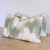 Transitional Pierre Frey La Grandiere in Topiaire Green Lumbar Pillows With Cord- Pair For Sale - Image 3 of 7