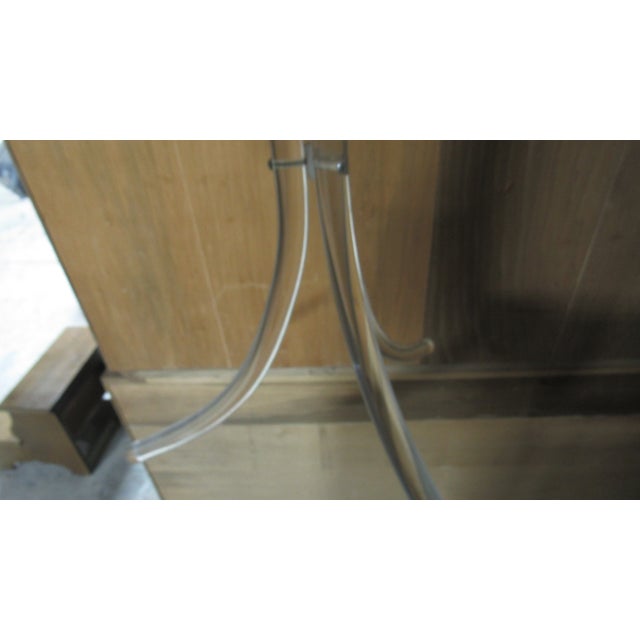 1980s Vintage Lucite Suit Rack Blanket Stand Butlers For Sale - Image 5 of 6