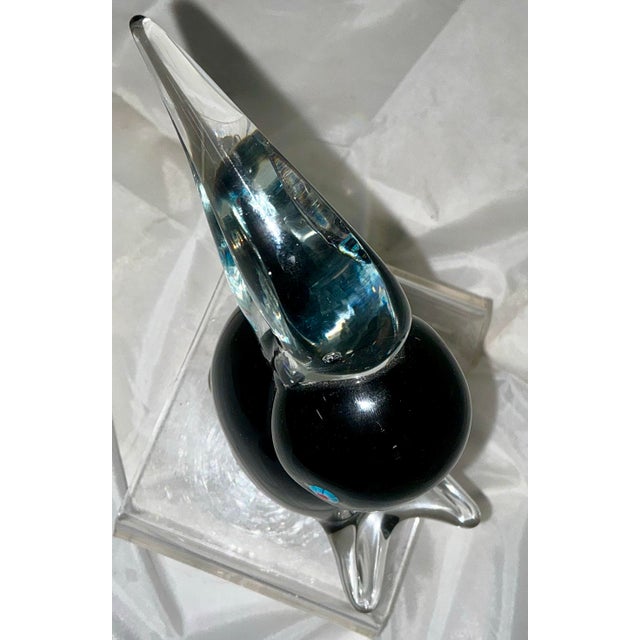 Glass Vintage Murano Style Hand Blown Toucan Bird Figurine For Sale - Image 7 of 8