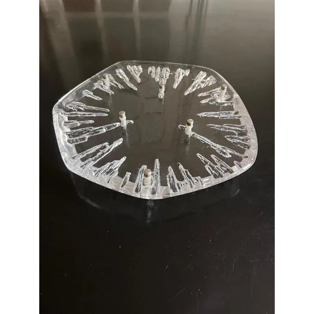 Mid-Century Modern Crystal Dish Below from Daum For Sale - Image 3 of 9