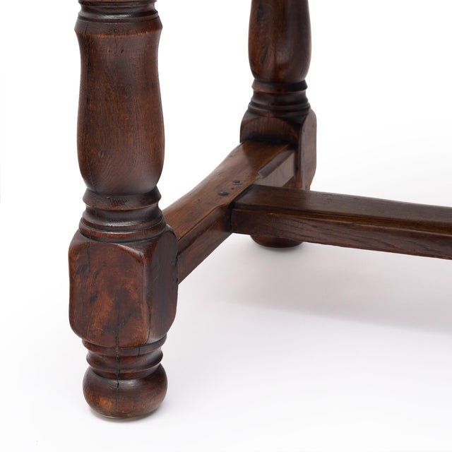 Antique French Farm Table, Solid Wood For Sale - Image 9 of 9