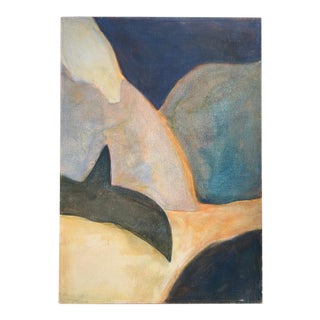 Large Original Abstract Oil Painting on Canvas Signed For Sale