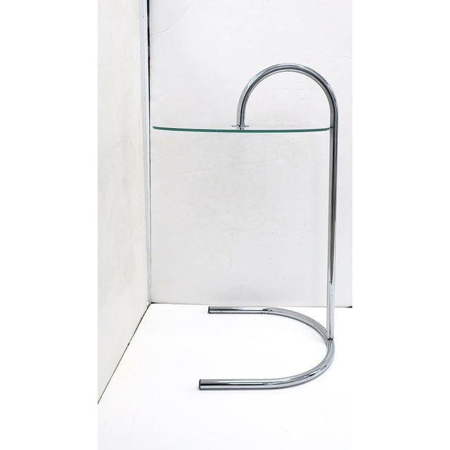 Chrome and Glass Side Drinks Table Tord Björklund, Circa 1970s 1980s For Sale - Image 11 of 12