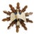 Vintage Large European Dove Sunburst Wall Decor 20"/Holy Spirit For Sale