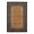 Rug & Kilim’s Chinese Art Deco Inspired Rug, Brown With Greek Key Border For Sale