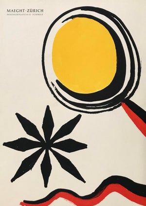 Alexander Calder Zurich 2 Original Lithograph 1973