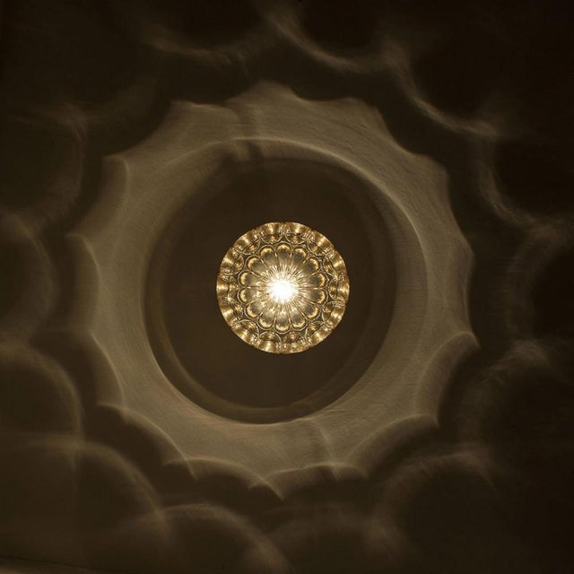 Gold Glass Pendants attributed to Helena Tynell for Glashütte Limburg, 1965, Set of 2 For Sale - Image 8 of 18