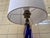 Vintage Belgian Glass Table Lamp, 1950s For Sale - Image 6 of 8