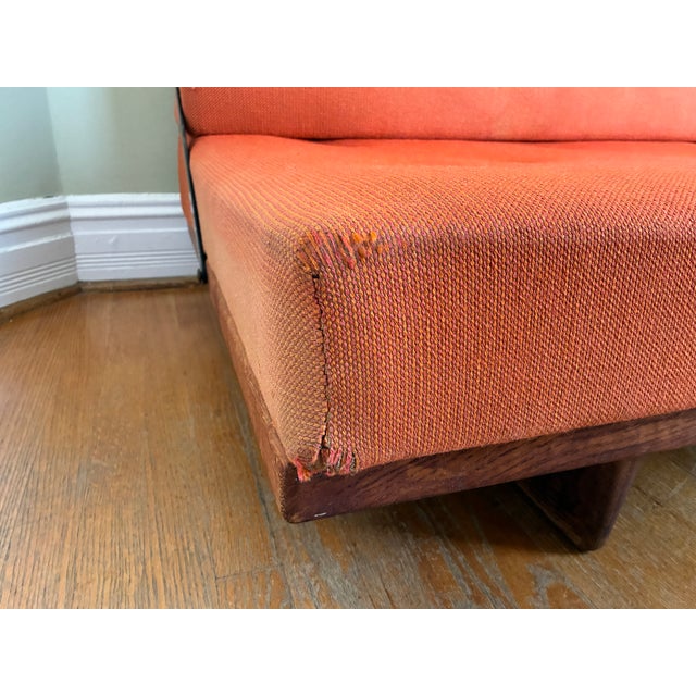 Brown 1960s Børge Mogensen for Fredericia '192' Mid Century Danish Modern Daybed Sofa in Oak For Sale - Image 8 of 17