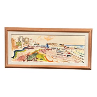 Olle Blomberg, Marbella, 1969, Oil on Canvas, Framed For Sale