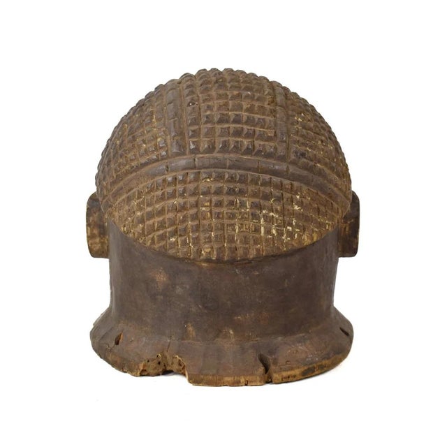 African Early 20th Century Tabwa Helmet Mask For Sale - Image 3 of 9