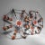 Colorful set of metal spinning wheels from the 1950s-60s. Dimensions: height 4 cm, diameter 88.5 cm. These spinning wheels...