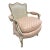 French Provincial Accent Bergere Chair, Vintage For Sale