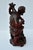 Vintage Chinese Hand Carved Rosewood Figurine of Wise Man For Sale - Image 11 of 13
