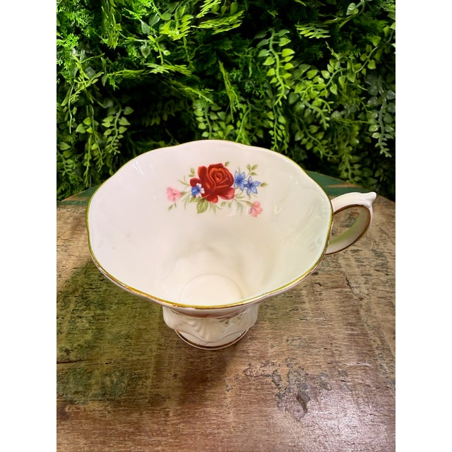 Ceramic Vintage Royal Albert "Somerset" Fine English Bone China Tea Cup & Saucer For Sale - Image 7 of 10