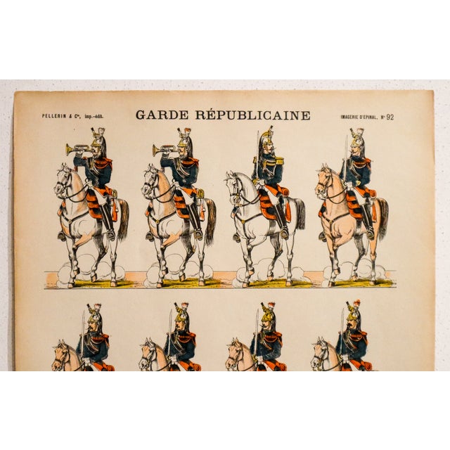 Date: 1880s-1890s Size: 11.5 x 15.5 inches Printer: Pellerin et cie. About this poster: Imagerie d'Épinal was a print...
