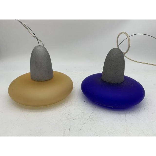 1980s Pendants from Itre Murano, 1980, Set of 2 For Sale - Image 5 of 5