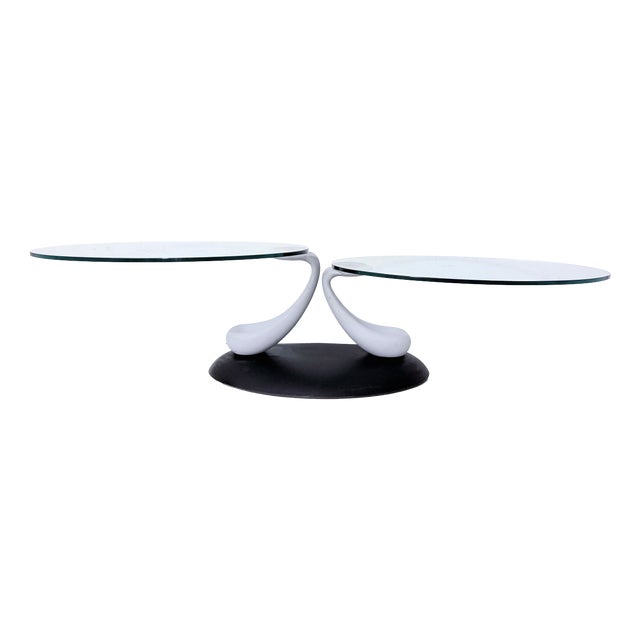 Vintage Naos Papillon Coffee Table by Gamba & Guerra, Italy, 1980s For Sale