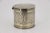 19th Century Monogrammed Biscuit Barrel, English Silver Plate, Maker Roberts & Belk For Sale - Image 4 of 12