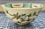 Apple blossom design on an antique white background. Very pretty color combination. The interior part of the bowl near the...