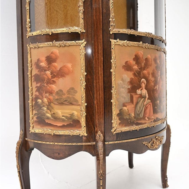 Vintage French Ormolu Mounted Display Cabinet, 1930 For Sale - Image 9 of 13
