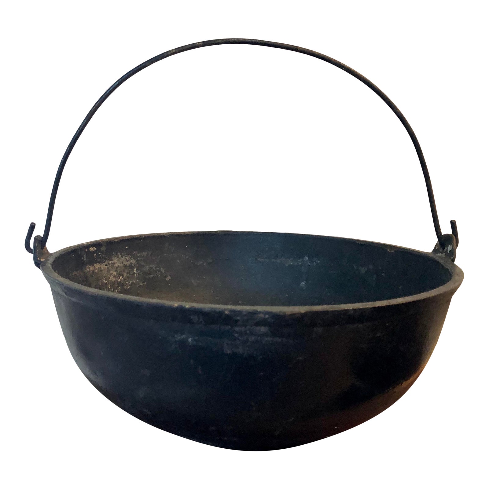 Antique Cast Iron Pot With Handle Chairish