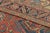 Red Antique Persian Heriz Rug With Geometric Medallion in Red & Blue - Rug & Kilim For Sale - Image 8 of 8