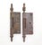 Pair of Antique Cast Iron Victorian 2.5 X 3 In. Door Hinges For Sale - Image 4 of 4