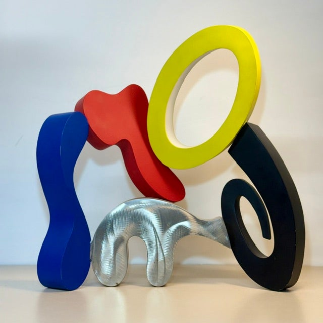 Brad Howe "Atlas Melody" Signed Limited Edition Metal Sculpture, 5/20, 1994 For Sale - Image 4 of 13