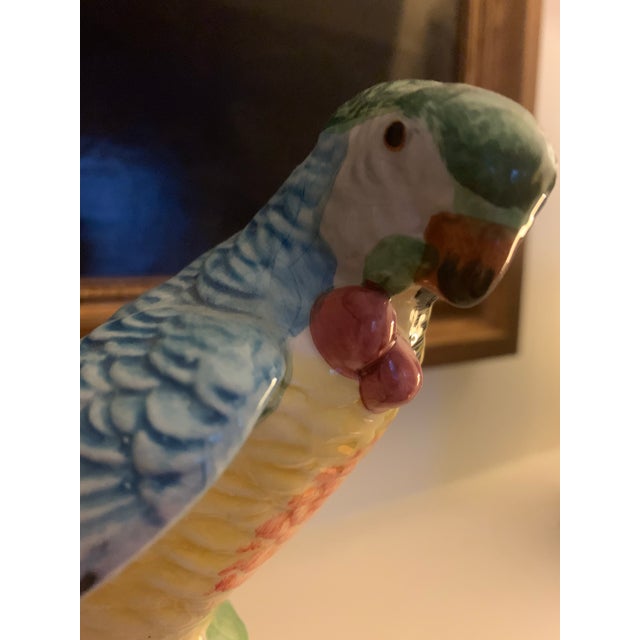 Chelsea House Inc 1990s Chelsea House Porcelain Parrot For Sale - Image 4 of 5