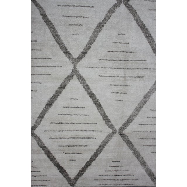 Hand Knotted Bamboo Rug by Aara Rugs Inc. - 10' x 14' For Sale - Image 4 of 5