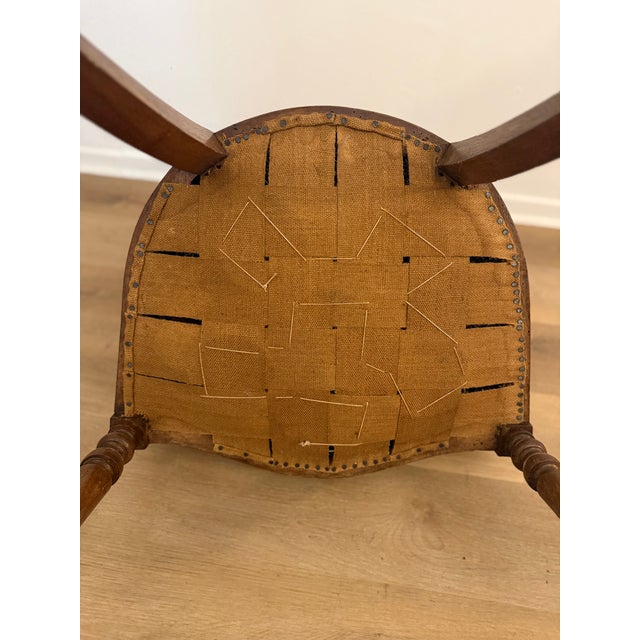 Vintage French Desk Chair, 1930s For Sale - Image 11 of 12