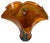 Murano Missoni Style Art Glass Orange Fazoletto Filligrana Vase For Sale In New York - Image 6 of 12