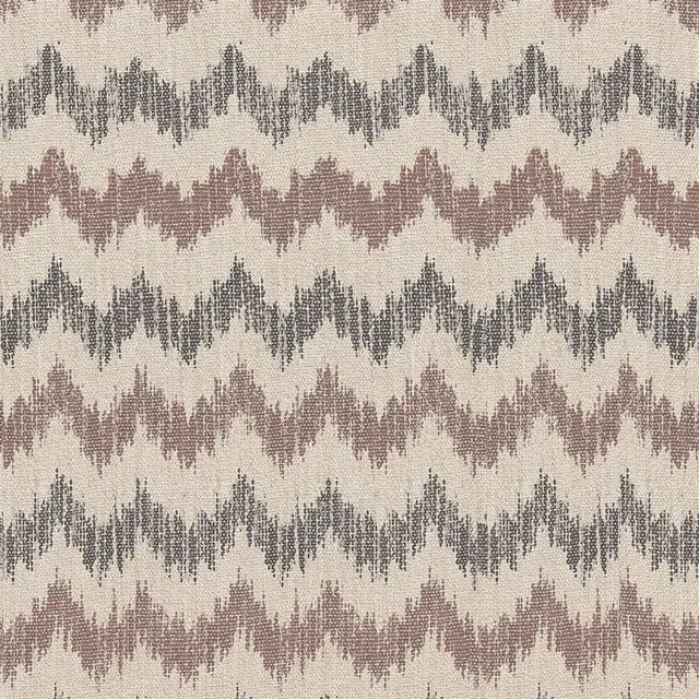 Sample- Schumacher Sierra Ikat Fabric in Raisin For Sale