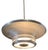 Art Deco 1930s Art Deco Machine Age Spun Aluminum 23" 2 Ring Pendant Light, 2 Available For Sale - Image 3 of 8